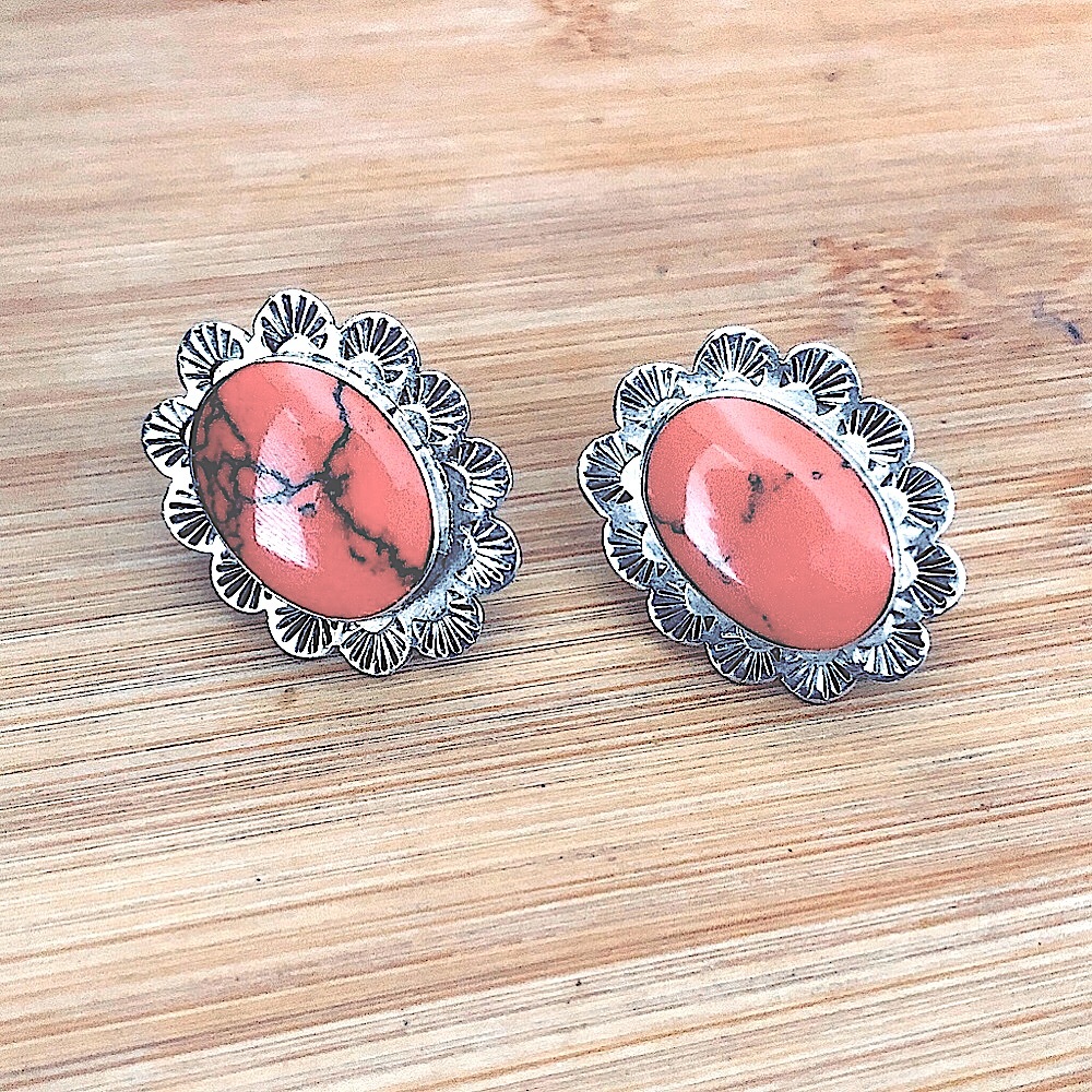 $72  Vintage Estate Clip On Earrings  Sterling Silver  925 MEXICO